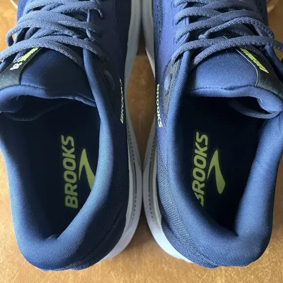 Brooks Adrenaline GTS 24 Supportive Men's 10 Blue Road Running Shoes Sneakers